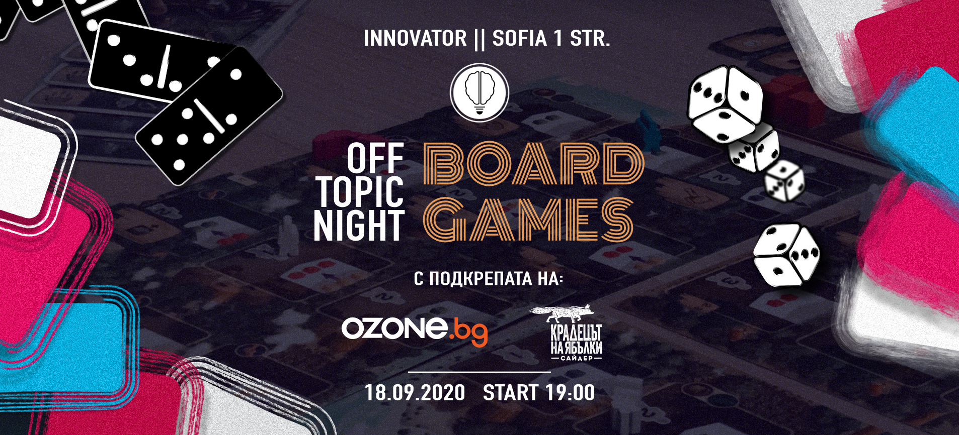 OFF Topic | Board Games Night 13 | Innovator Coworking Space