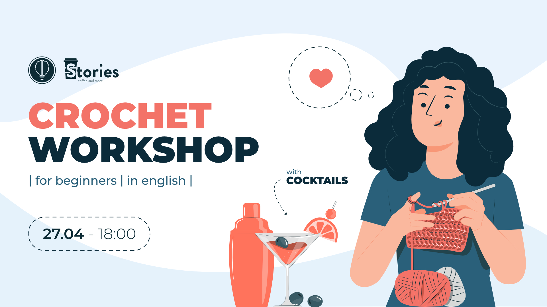 Crochet Workshop | Crafts & Cocktail Night 7 | Innovator Coworking Space